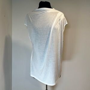Ted Baker POPEEY White Cowl Neck Jersey Tee Shirt Size 3 (M)